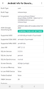 Android Developer Info MOD APK 1.4.7 (Pro Unlocked) 1