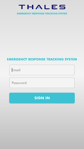 Android application Thales ERS screenshort