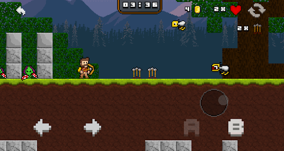 Mega Adventure - Platform retr Screenshot