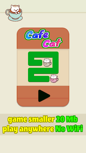Android application Cafe Cat logic puzzles low mb screenshort