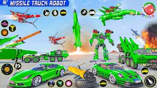 ミサイルトラックロボットゲーム–ジェットロボットゲームのおすすめ画像1