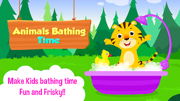 Baby Animal Bathing Game for Kids & Preschoolers