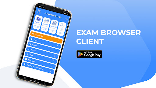 Android application Exam Browser Client screenshort