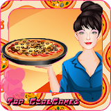 Kids cooking game - make pizza icon