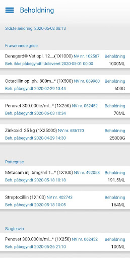 Android application PharmaScore screenshort