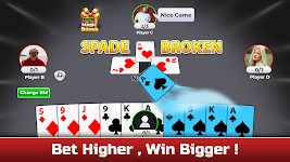 screenshot of Spades Card Game