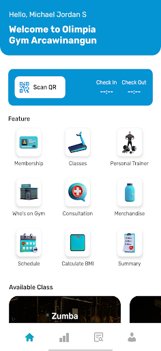 Android application POSGYM screenshort