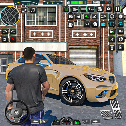 Car Driving School 3D Game  Icon