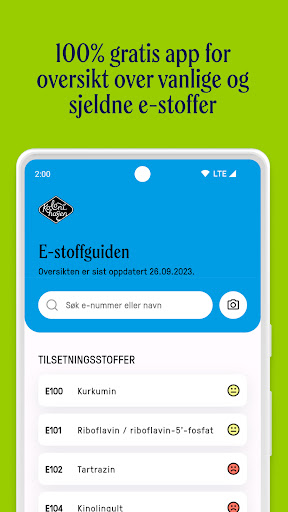 Android application E-stoffguiden fra Kolonihagen screenshort