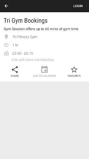 TriFitness Screen 3