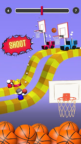 Captura 5 Slam Dunk Hoop Basketball Race android