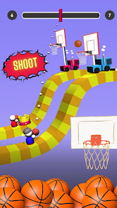 Imágen 5 Slam Dunk Hoop Basketball Race android