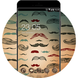 Mustache Stylish Theme for Sexy Guys Hipster icon