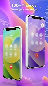 Captura de Pantalla 4 iCall OS16 - Color Phone Flash android