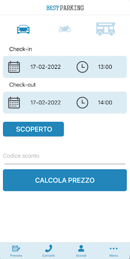Android application BestParking screenshort