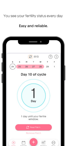 femSense fertility Screen 3
