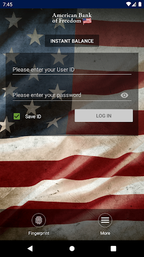 American Bank of Freedom Screen 2