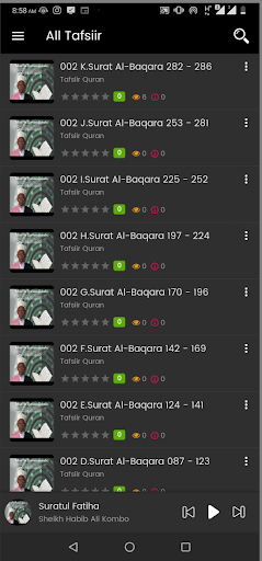 Android application Tafsiri ya Quran - Sheikh Habi screenshort