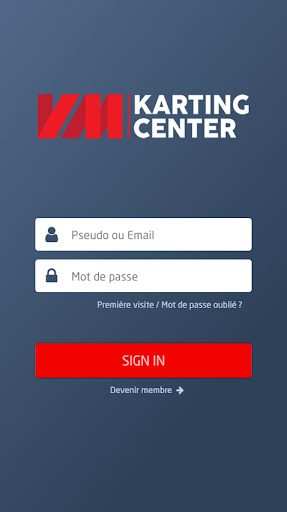 Android application VM Karting Center screenshort