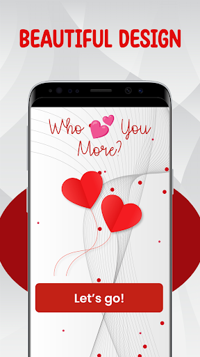 Android application Who Love You More? screenshort
