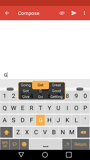 Android application Zimpl Keyboard screenshort
