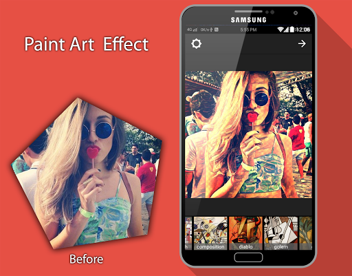 Cartoon Photo Art Effect Screen 2