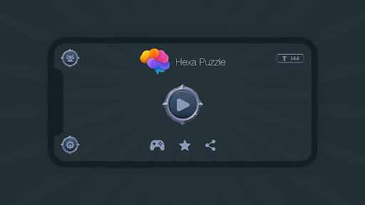 Android application Hexa Puzzle screenshort