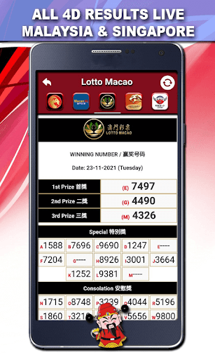 Macao lotto result