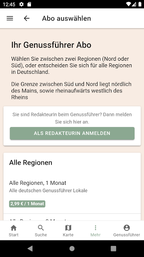 Slow Food Genussführer Screen 2