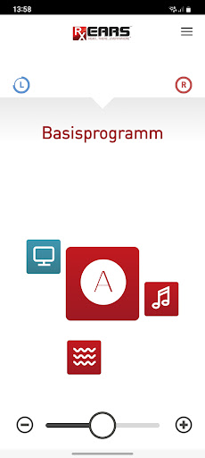 Android application RxEars Pro screenshort