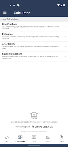 Integrity Connect Screen 2