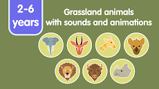 Grassland Animals for Kidsのおすすめ画像2