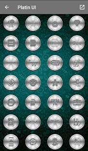 Platinum - Captura de pantalla del paquete de iconos