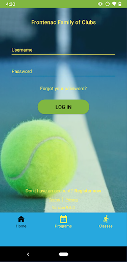 Android application Frontenac Family of Clubs screenshort