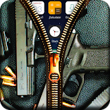 Gun Zipper Lock Screen icon