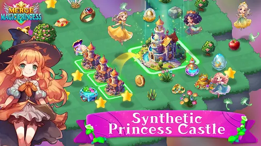 Merge Magic Princess: Tap Game