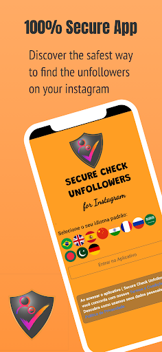 Android application Secure Check Unfollowers screenshort