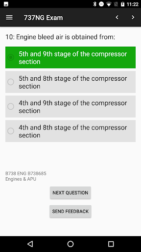 Boeing 737 NG Exam Preparation Screen 2