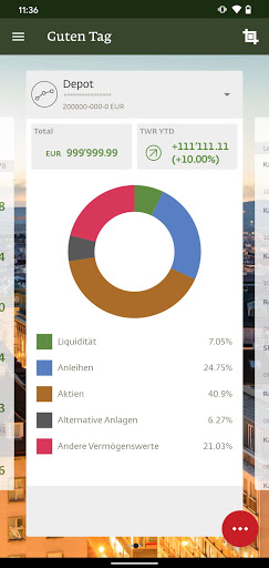 LLB Österreich Mobile Banking Screen 3