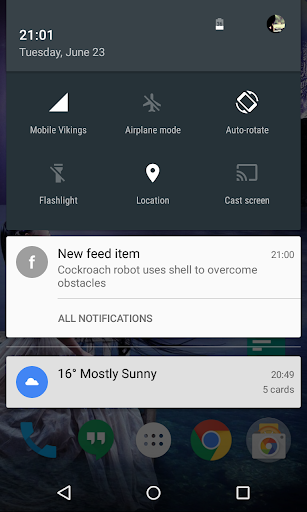 fNotifier Screen 3