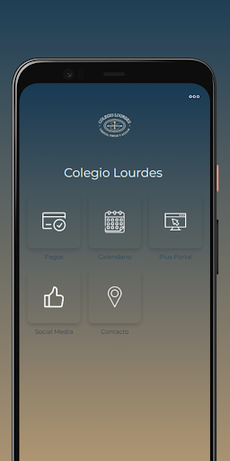 Android application Colegio Lourdes screenshort