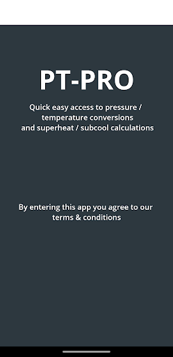 Android application Copeland PT Pro screenshort