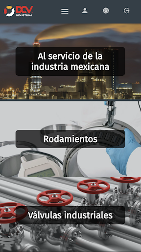 Android application DCV Industrial screenshort
