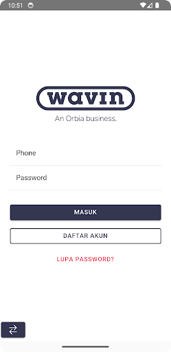 Android application Wavin Reward screenshort