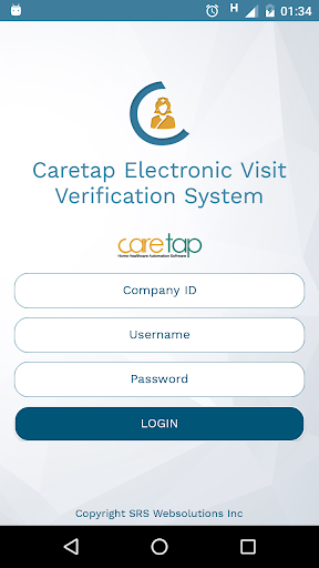 Android application Caretap EVV screenshort