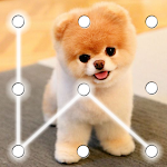 Cover Image of Download Puppy Dog Pattern Lock Screen  APK