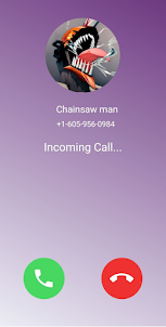 Chainsaw Man Fake Call