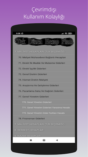 Tek Düzen Hesap Planı Screen 3
