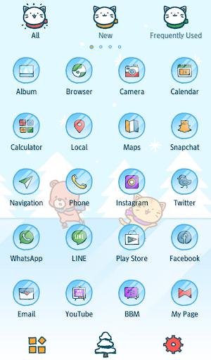 Ice-skating Friends Theme Screen 3