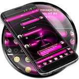 SMS Messages Spheres Pink Theme icon